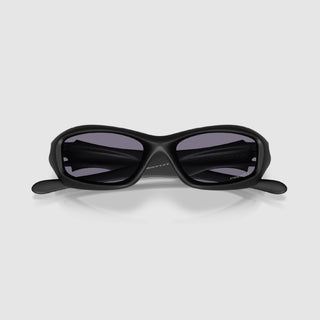 Oakley MUZM Fatcat Sunglasses – Matte Black Prizm Grey – Heavy Stretch Logo Detail