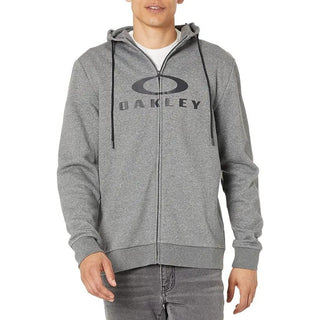 Oakley Bark Full Zip Hoodie 2.0 In New Athletic Grey