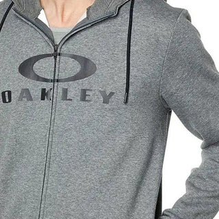 Oakley Bark Full Zip Hoodie 2.0 In New Athletic Grey