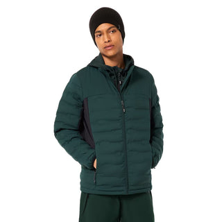 Oakley Ellipse Rc Quilted Jacket In Hunter Green/Blackout
