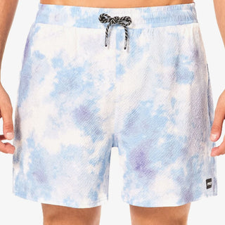 Oakley Deco Palms RC Beachshort In Tie Dye Clouds Lt Blue