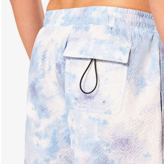 Oakley Deco Palms RC Beachshort In Tie Dye Clouds Lt Blue