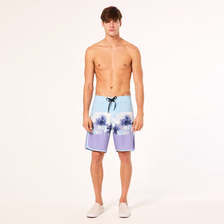 Oakley Palm Florals RC 19" Boardshort In Stonewash Blue