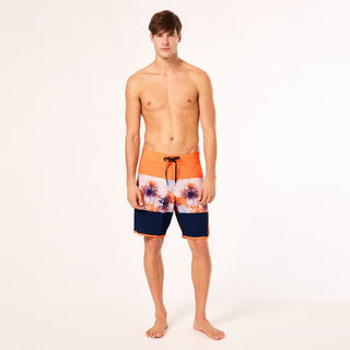 Oakley Palm Florals RC 19" Boardshort In Soft Orange
