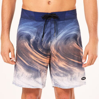 Oakley COSmic Tides 18 Boardshort In Gradient Swirl Blue/Orange