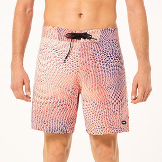Oakley COSmic Tides 18 Boardshort In Bubble Ellipse Orange/Blue
