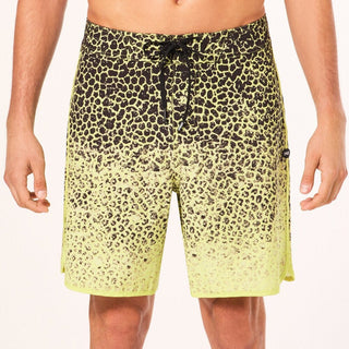 Oakley Session RC 19" Boardshort In Gradient Crackle Black/Yellow