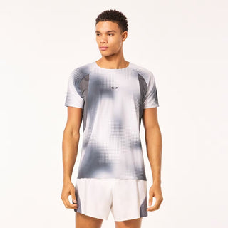 Oakley Pursuit Pro Short Sleeve T Shirt In Organic Spots Gray