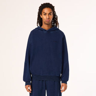 Indigo Side Zip Hoodie