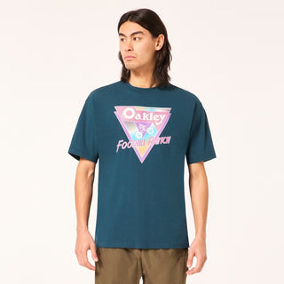 Oakley En New Retro Triangle 1.0 T Shirt In Oil Blue