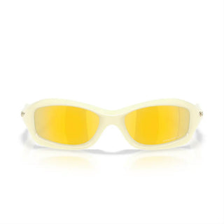Oakley MUZM Fatcat Sunglasses – Cream Prizm 24K Polarized – Temple Detail